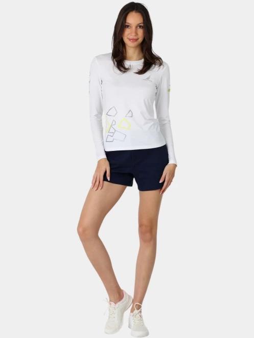 tricou cu maneci lungi pt. femei Nautica Lisa 2 Long Sleeve Shirt alb 5