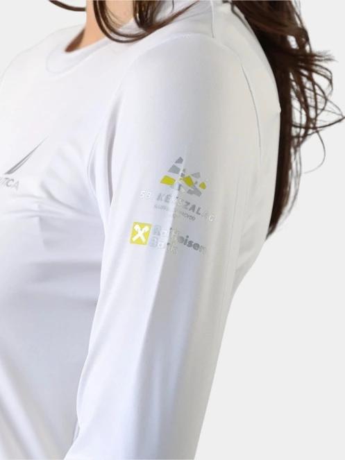 tricou cu maneci lungi pt. femei Nautica Lisa 2 Long Sleeve Shirt alb 7