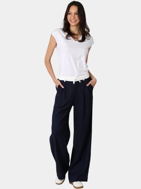 pantaloni cu croiala larga pt. femei Nautica Ontario Pant albastru inchis 5
