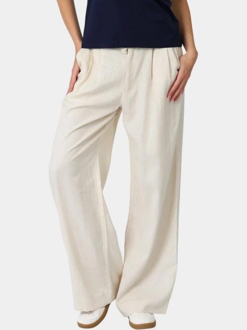 pantaloni cu croiala larga pt. femei Nautica Ontario Pant alb 2