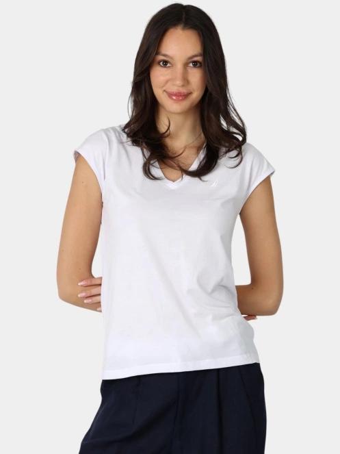 tricou cu maneci scurte pt. femei Nautica Fia T-Shirt alb 2