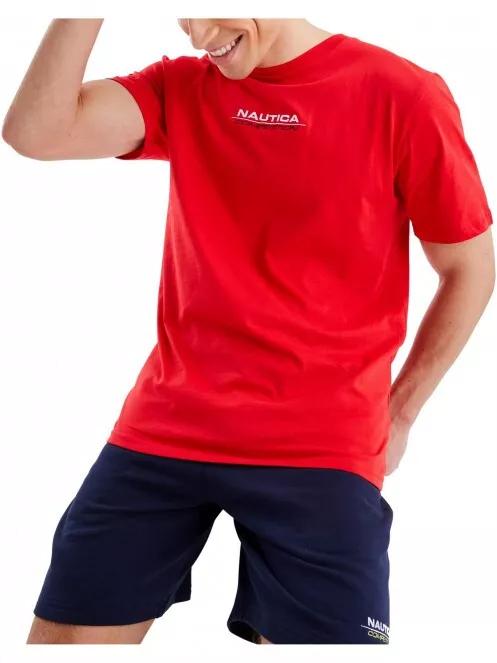 tricou cu maneci scurte pt. barbati Nautica Chromis T-Shirt rosu 2