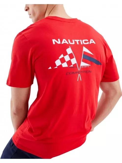 tricou cu maneci scurte pt. barbati Nautica Chromis T-Shirt rosu 3