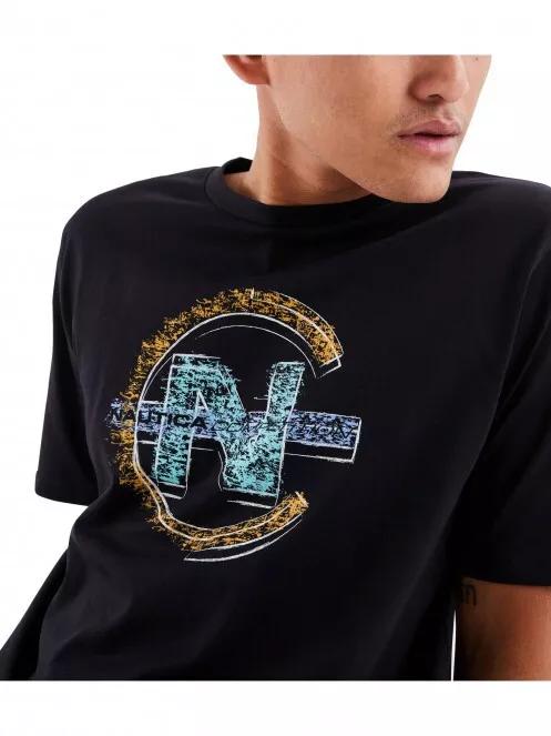 tricou cu maneci scurte pt. barbati Nautica Warbonnet T-Shirt negru 4