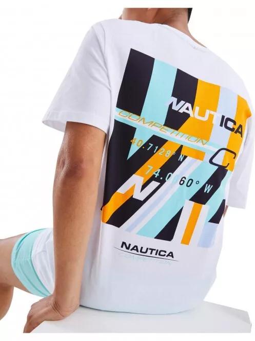 tricou cu maneci scurte pt. barbati Nautica Galapagos T-Shirt alb 3