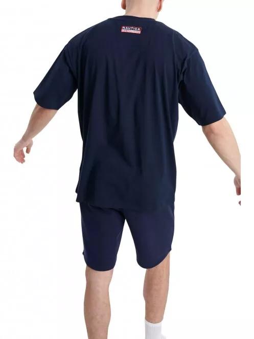 tricou cu maneci scurte pt. barbati Nautica Porter Oversized T-Shirt albastru inchis 3