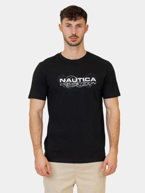 tricou cu maneci scurte pt. barbati Nautica Rayon T-Shirt negru 2