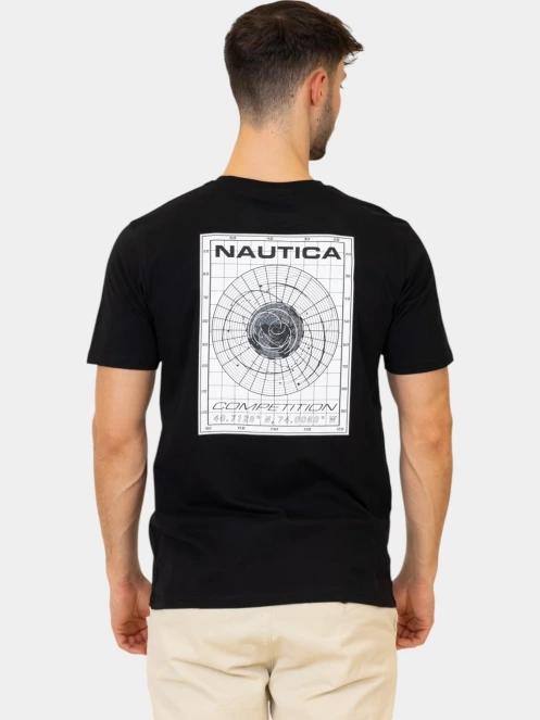 tricou cu maneci scurte pt. barbati Nautica Rayon T-Shirt negru 4