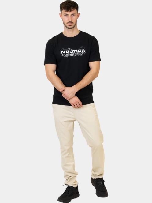 tricou cu maneci scurte pt. barbati Nautica Rayon T-Shirt negru 7