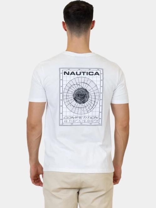 tricou cu maneci scurte pt. barbati Nautica Rayon T-Shirt alb 4