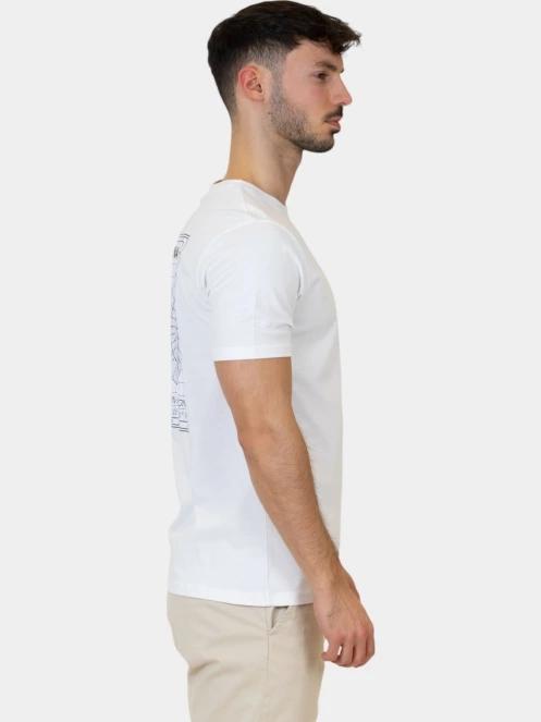 tricou cu maneci scurte pt. barbati Nautica Rayon T-Shirt alb 5