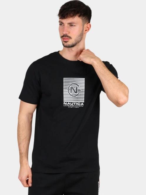 tricou cu maneci scurte pt. barbati Nautica Robles T-Shirt negru 2