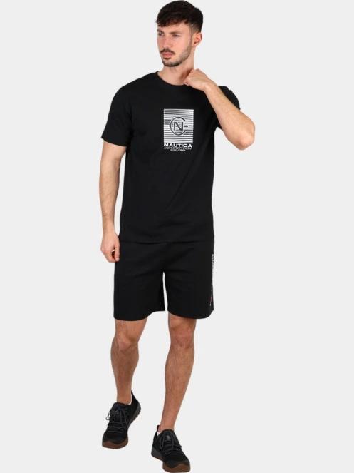 tricou cu maneci scurte pt. barbati Nautica Robles T-Shirt negru 6