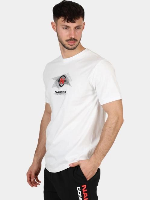 tricou cu maneci scurte pt. barbati Nautica Tralee T-Shirt alb 3