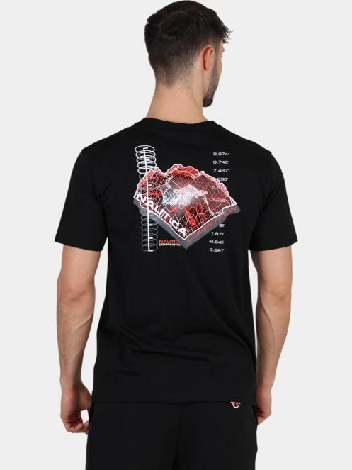tricou cu maneci scurte pt. barbati Nautica Sligo T-Shirt negru 4
