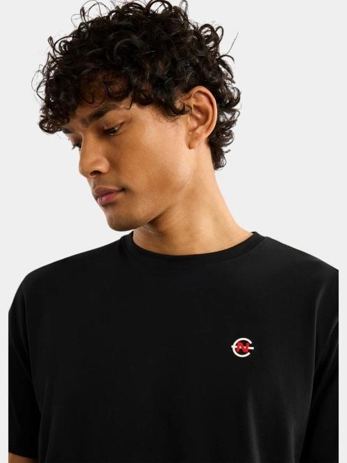 tricou cu maneci scurte pt. barbati Nautica Cork T-Shirt negru 5
