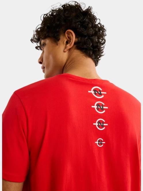 tricou cu maneci scurte pt. barbati Nautica Cork T-Shirt rosu 6