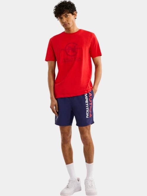 tricou cu maneci scurte pt. barbati Nautica Newry T-Shirt rosu 4