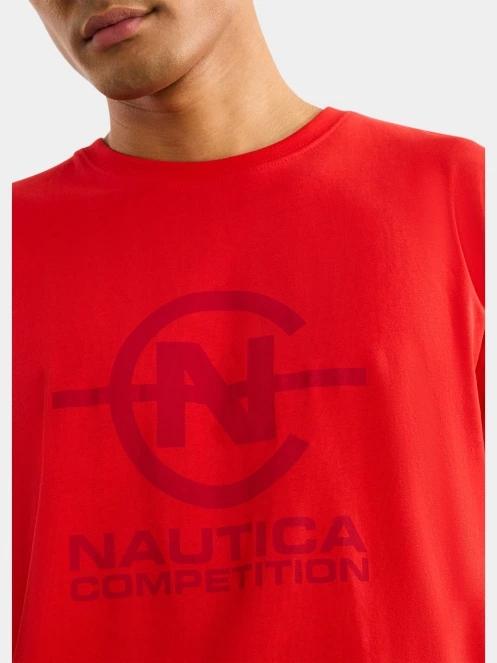 tricou cu maneci scurte pt. barbati Nautica Newry T-Shirt rosu 5