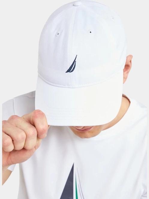 sapca de baseball Nautica Ruck Strapback alb 5