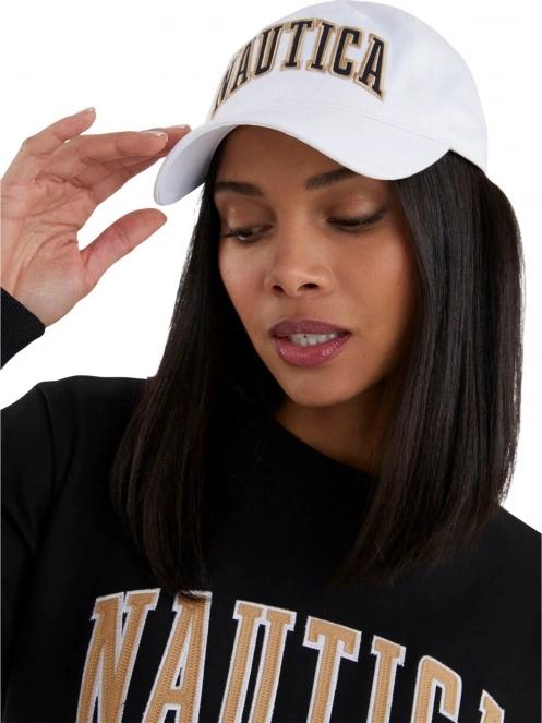 sapca de baseball pt. femei Nautica Achilles Strapback Cap alb 4