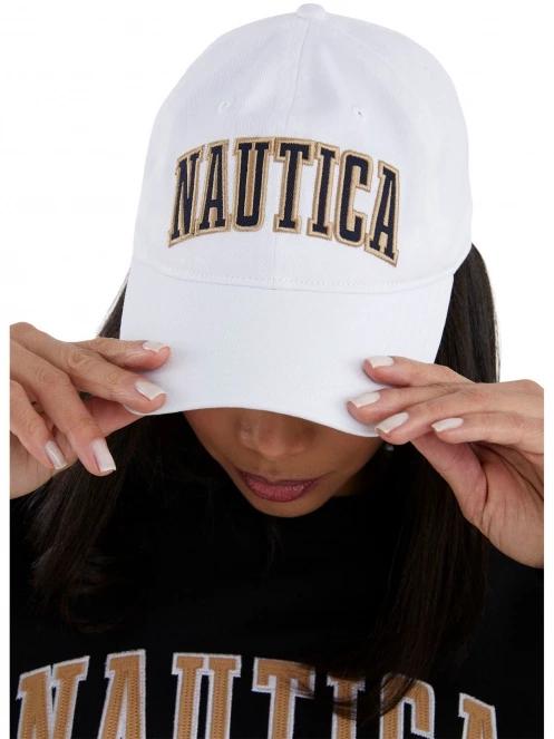 sapca de baseball pt. femei Nautica Achilles Strapback Cap alb 5