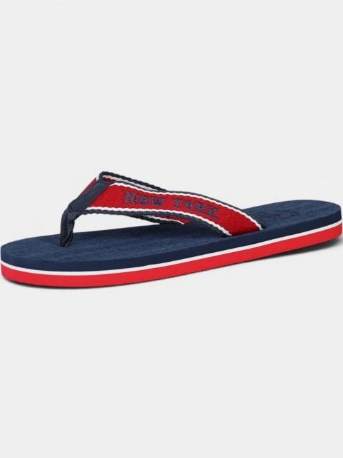 papuci flip flop pt. barbati Nautica Massachussets albastru inchis 2