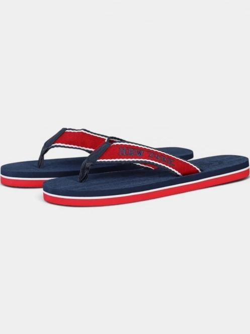 papuci flip flop pt. barbati Nautica Massachussets albastru inchis 4