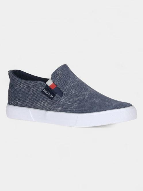 pantofi slip-on pt. barbati Nautica AKAN TWILL DEEP albastru 2