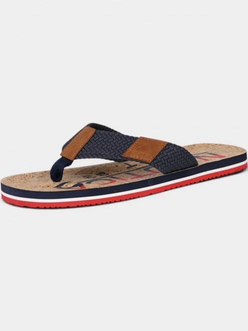 papuci flip flop pt. barbati Nautica Tahiti maro 2