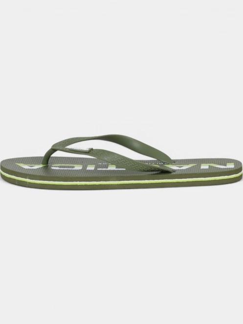 papuci flip flop pt. barbati Nautica Fortaleza verde 3