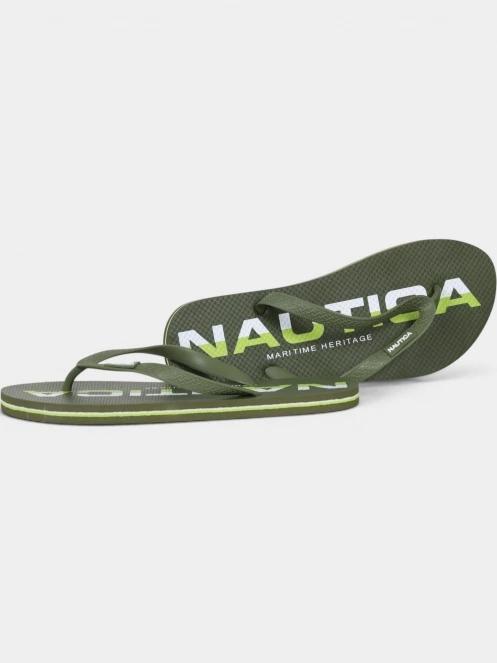 papuci flip flop pt. barbati Nautica Fortaleza verde 5