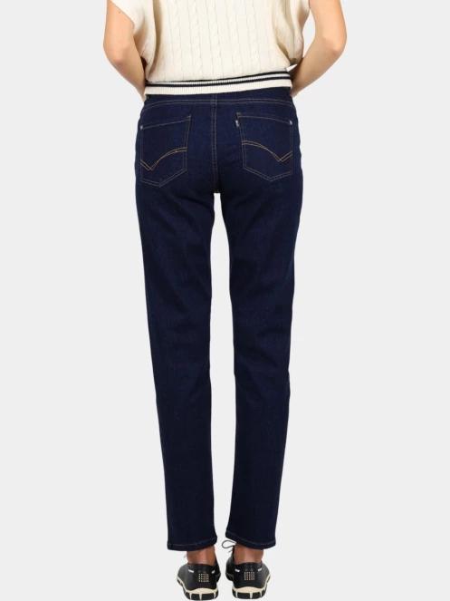 blugi pt. femei TBS Naomipoc albastru inchis 4