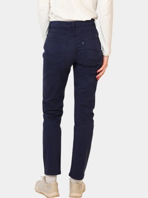 pantaloni lungi pt. femei TBS Nattypan albastru inchis 4