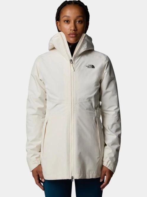 jacheta de drumetie impermeabila pt. femei The North Face W Hikesteller Parka Shell Jacket alb 2