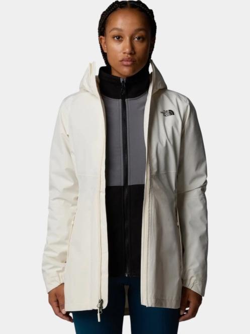jacheta de drumetie impermeabila pt. femei The North Face W Hikesteller Parka Shell Jacket alb 5