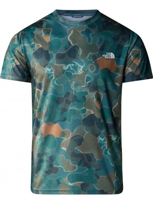 tricou cu maneci scurte pt. barbati The North Face M Reaxion Amp Crew verde 2