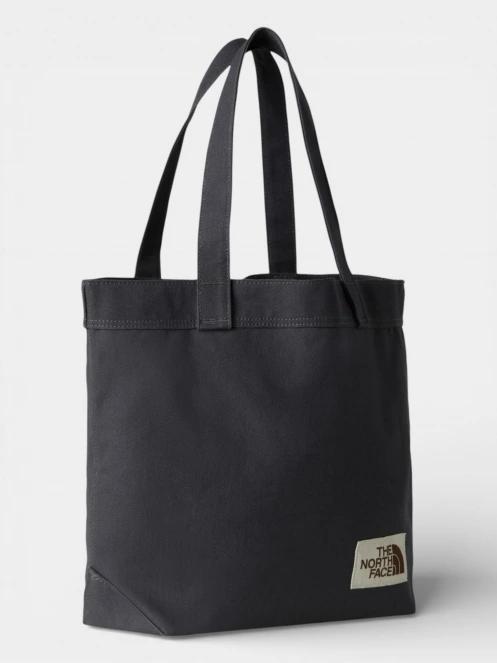 geanta de umar The North Face Cotton Tote gri 3