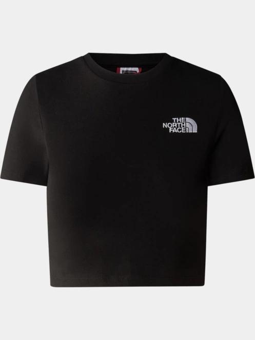 crop top pt. femei The North Face W Ss Essential Cropped Slim Tee negru 2