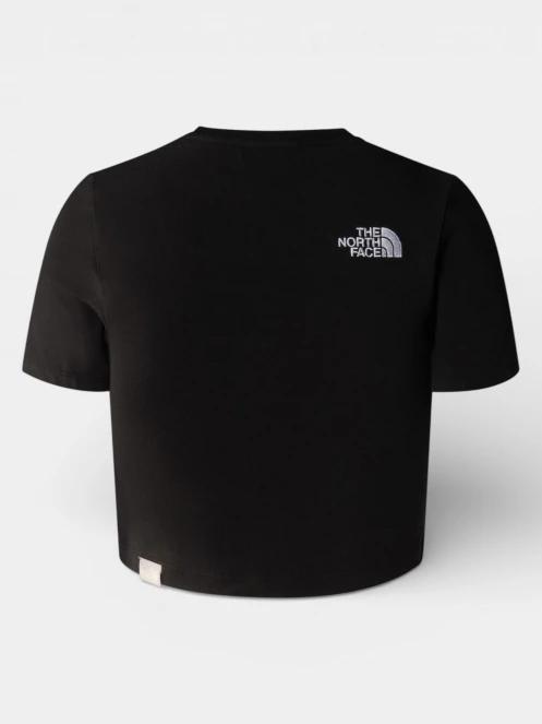 crop top pt. femei The North Face W Essential Cropped Slim Short Sleeve Te negru 3