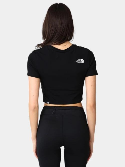 crop top pt. femei The North Face W Essential Cropped Slim Short Sleeve Te negru 4