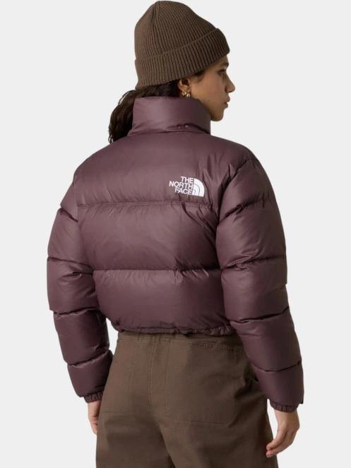 jacheta de puf pt. femei The North Face W Nuptse Short Jacket violet 3