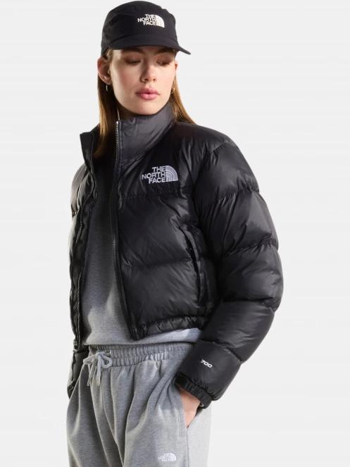 jacheta de puf pt. femei The North Face W Nuptse Short Jacket negru 3