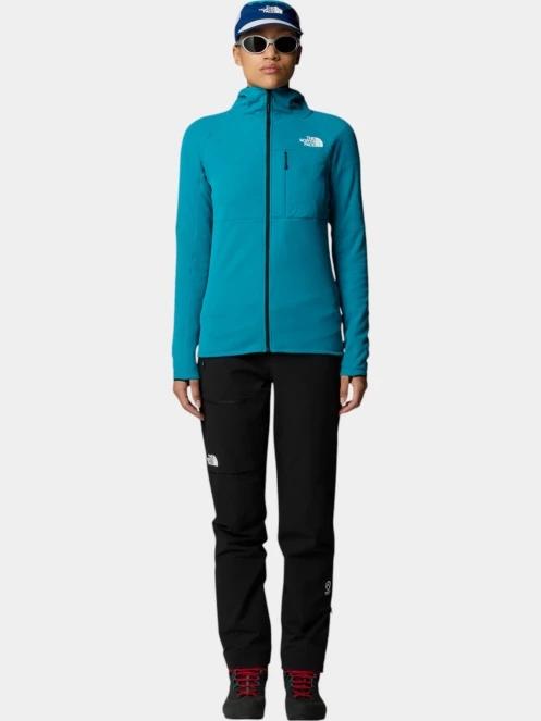 pulover polar pt. femei The North Face W Summit Futurefleece Fz Hoodie verde 4