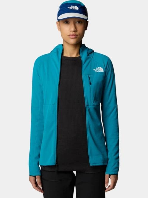 pulover polar pt. femei The North Face W Summit Futurefleece Fz Hoodie verde 5