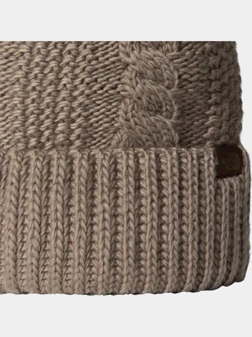 caciula tricotata The North Face W Oh Mega Beanie maro 3