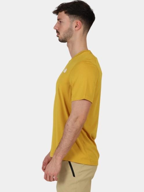 tricou pentru sport, cu maneci scurte pt. barbati The North Face M Lightbright S/S Tee galben 3