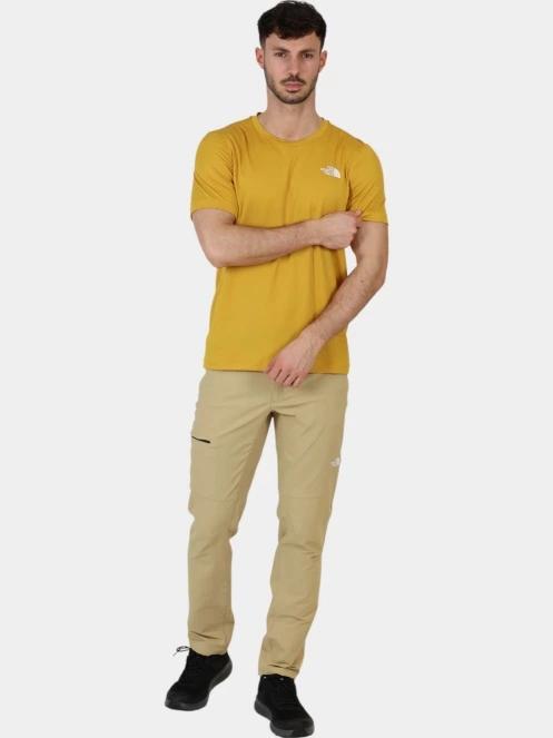 tricou pentru sport, cu maneci scurte pt. barbati The North Face M Lightbright S/S Tee galben 6
