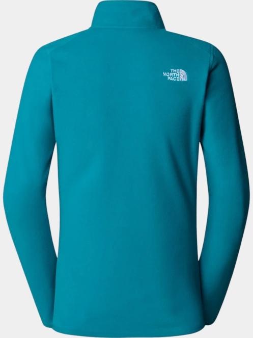 pulover polar pt. femei The North Face W 100 Glacier 1/4 Zip verde 6