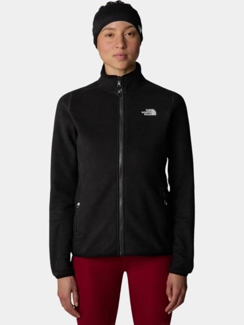 pulover polar pt. femei The North Face W 100 Glacier Fz negru 2